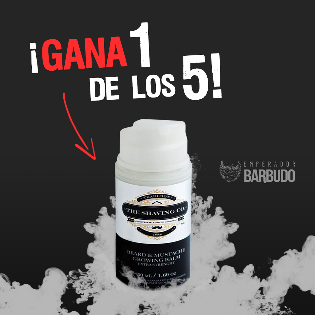 Gana uno de los 5 Bálsamos de Crecimiento 5% Minoxidil de The Shavings Co