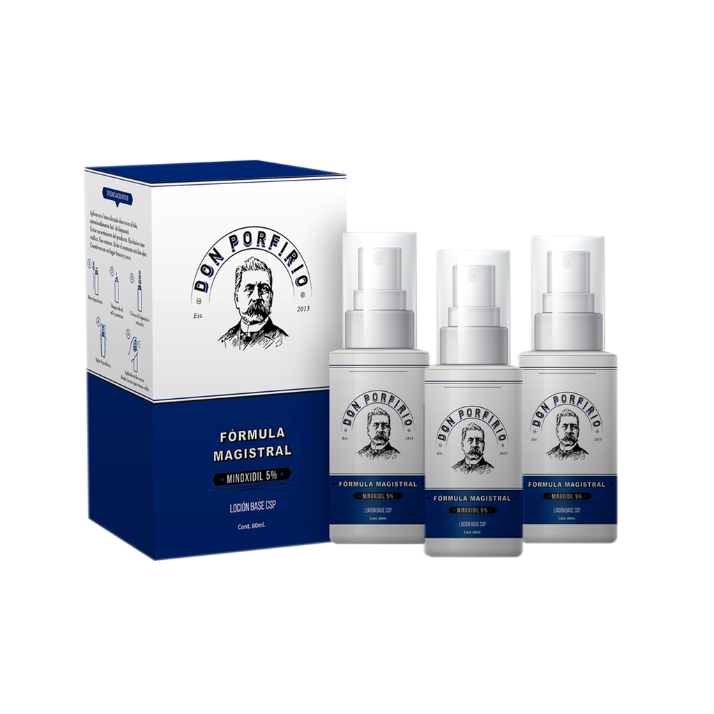 DON PORFIRIO - BÁLSAMO DE CRECIMIENTO DE BARBA Y BIGOTE 5% 60ML