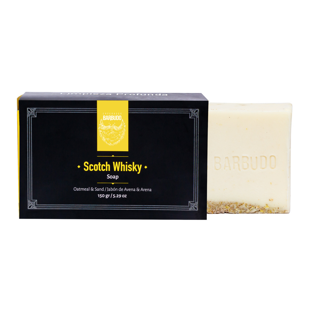 Jabón con Arena & Avena 'Scotch Whisky' - Emperador Barbudo