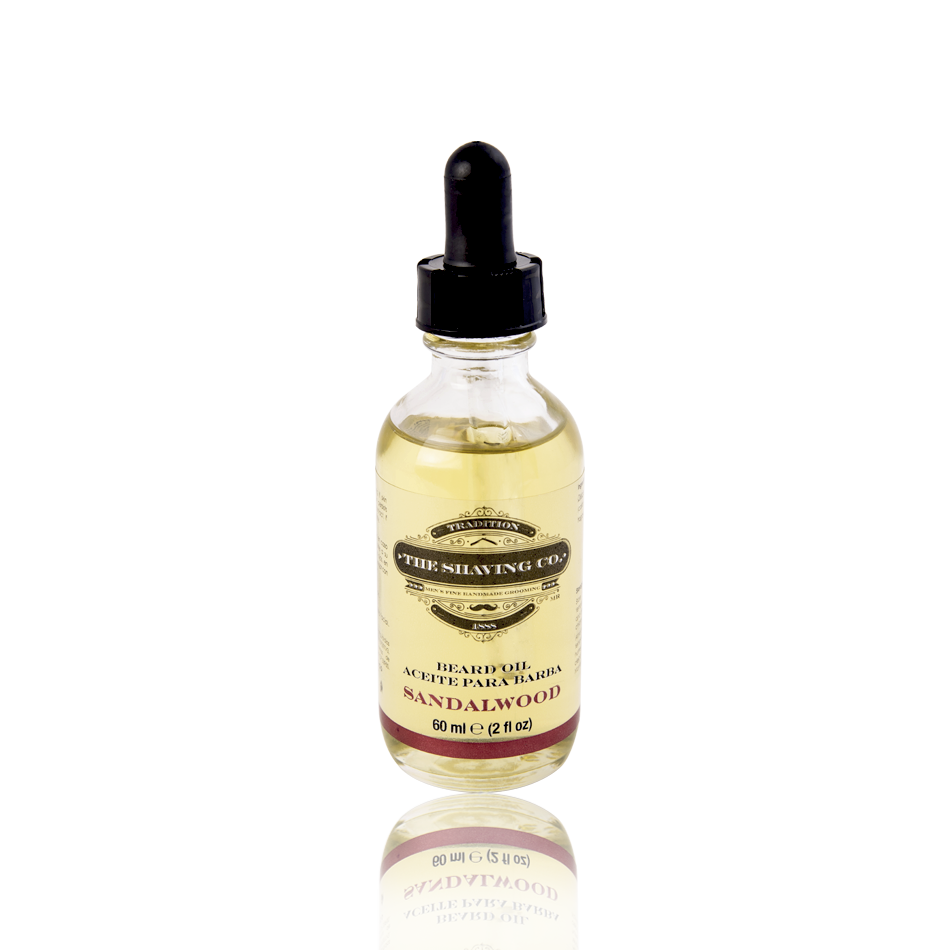 Aceite para barba de The Shaving Co. - Sándalo