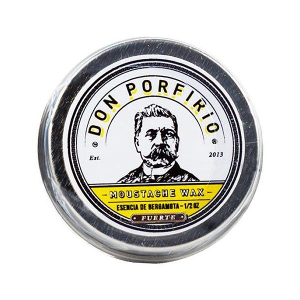 Cera para Bigote 'Bergamota Fuerte' 1/2oz -Don Porfirio
