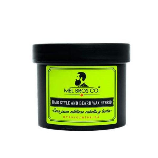 Cera híbrida para estilizar cabello y barba Mel Bros Co - 4oz