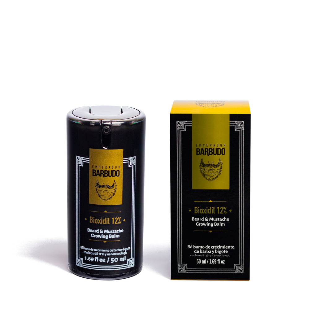 Balsamo crecimiento de barba bioxidil / Minoidil Emperador Barbudo