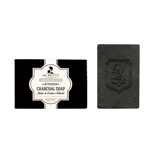 Jabón con carbón activado negro 5.9 oz - Mel Bros