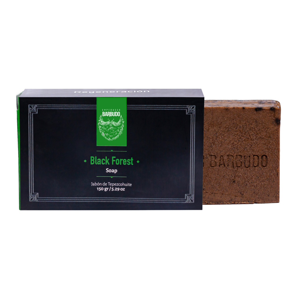Jabón de Tepezcohuite 'Black Forest' - 150 gr - Hecho a Mano