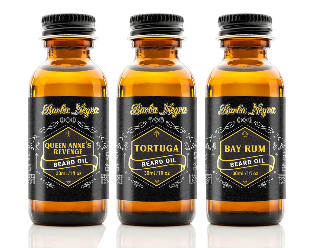 Aceite para barba Kit 3x2 - Barba Negra