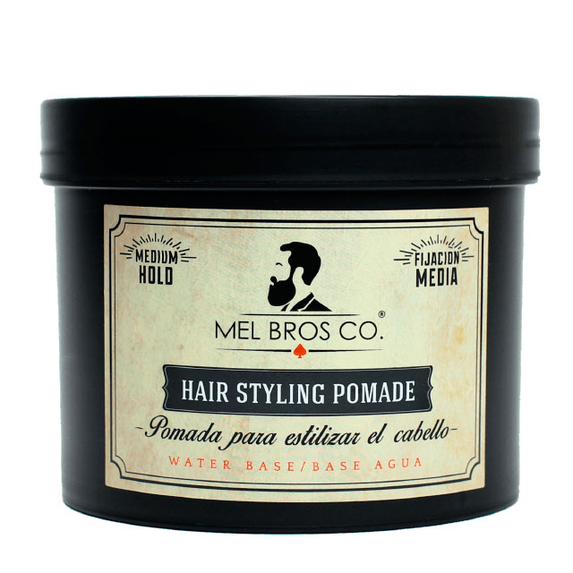 Pomada para cabello 'Fijación Media' 4oz - Mel Bros