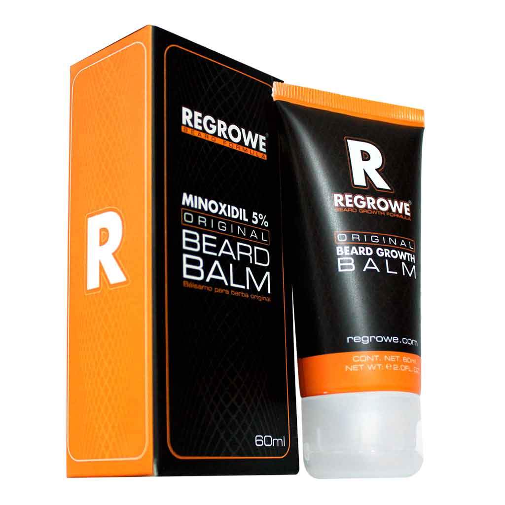 Regrowe - Bálsamo para el Crecimiento de Barba y Bigote con Minoxidil 5% / 60ml