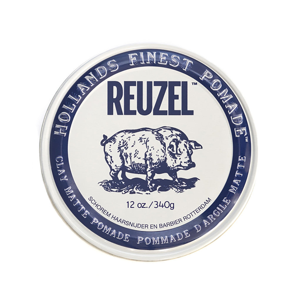 Clay Pomade 'Matte' 4oz - Reuzel