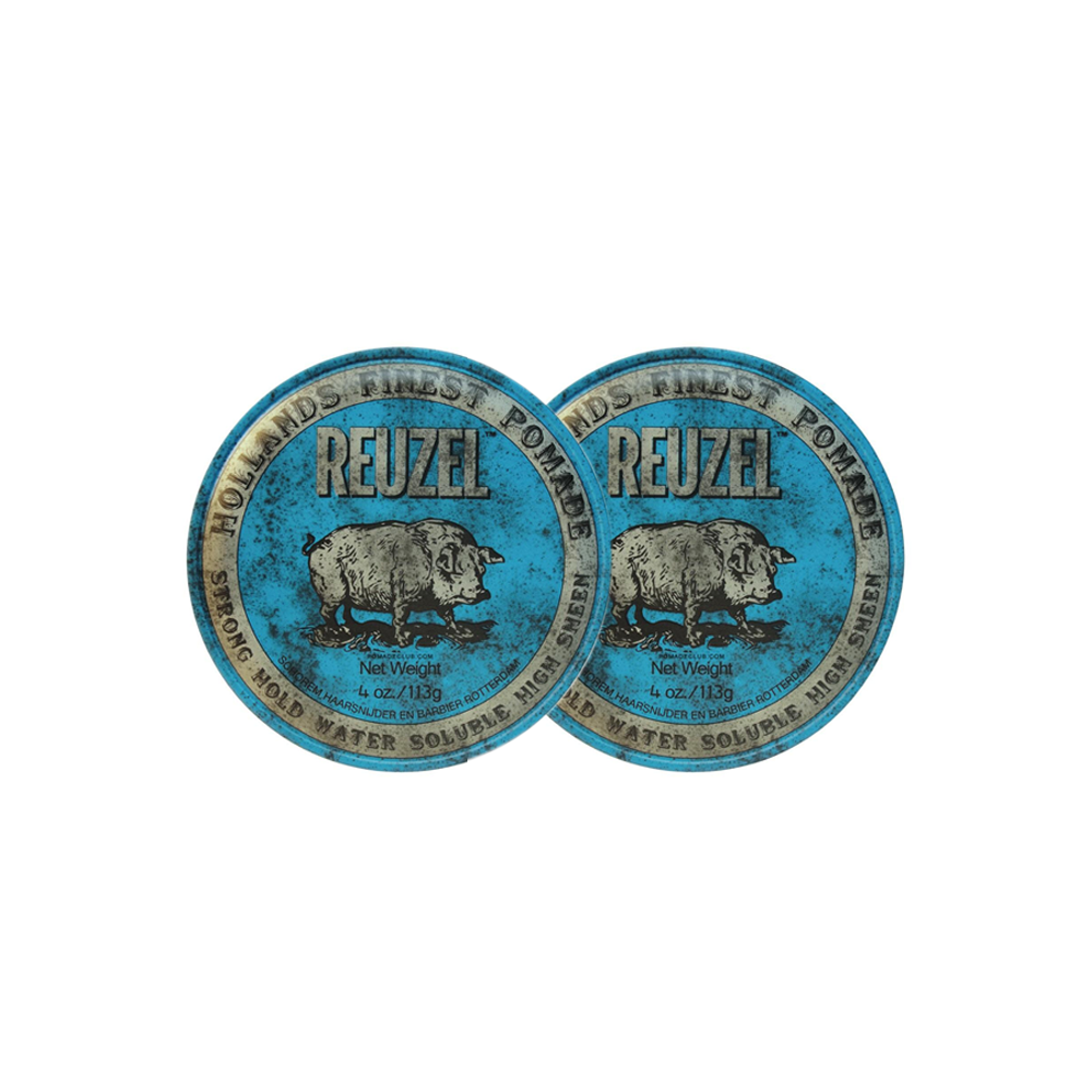 2x - Blue Pomade 'Strong Hold' - Reuzel
