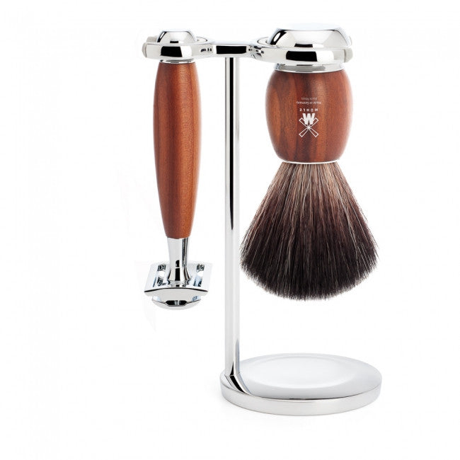 Shaving Set 'Vivo' de MÜHLE de madera de Ciruelo