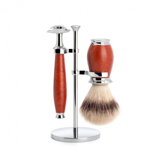 Shaving Set 'Purist' de MÜHLE de madera de Brezo