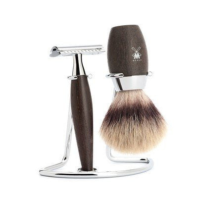 Shaving Set 'Kosmo' de MÜHLE de Roble Fosilizado