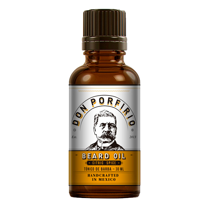 Aceite para barba 'Citric Spice' - Don Porfirio