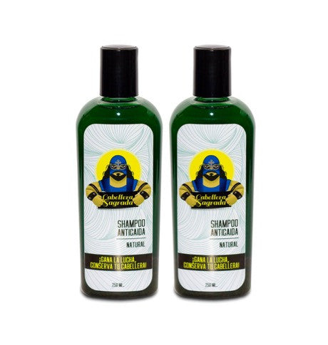 Kit Shampoo Anticaída tratamiento 2 meses 250ml c/u -Cabellera Sagrada