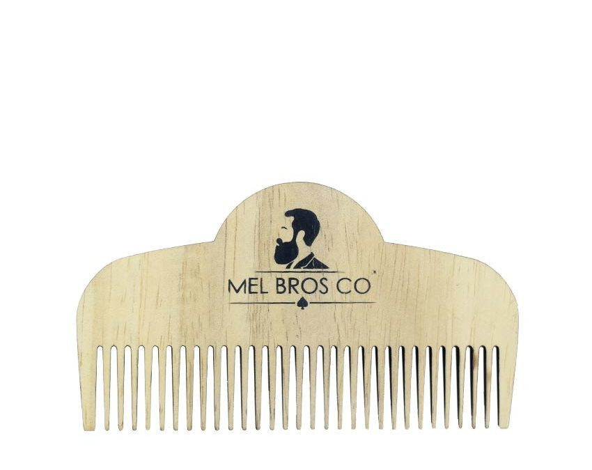 Peine madera para barba y bigote - Mel Bros