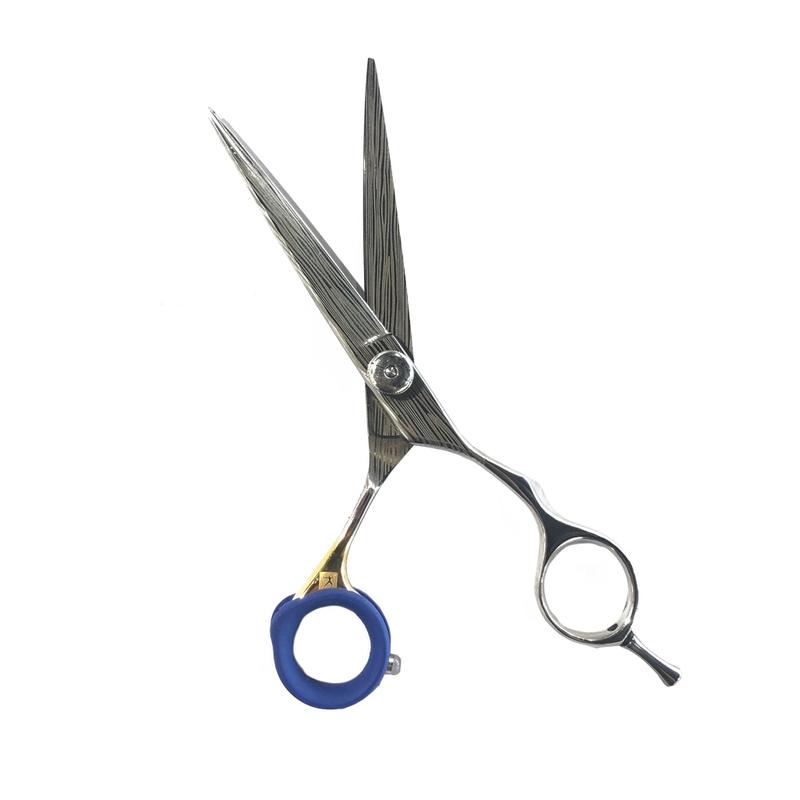 TITAN DAMASCUS TIJERA JAPONESA PARA CORTE DE CABELLO HECHA A MANO 6"